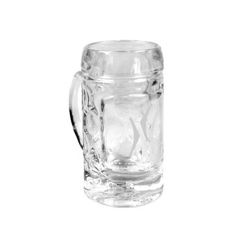 Krones shot glass in beer mug shape